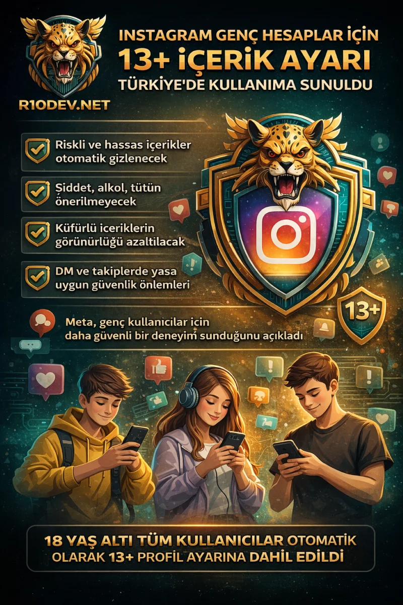 Instagram Genç Hesaplar İçin Yeni Dönem Başladı r10dev.webp