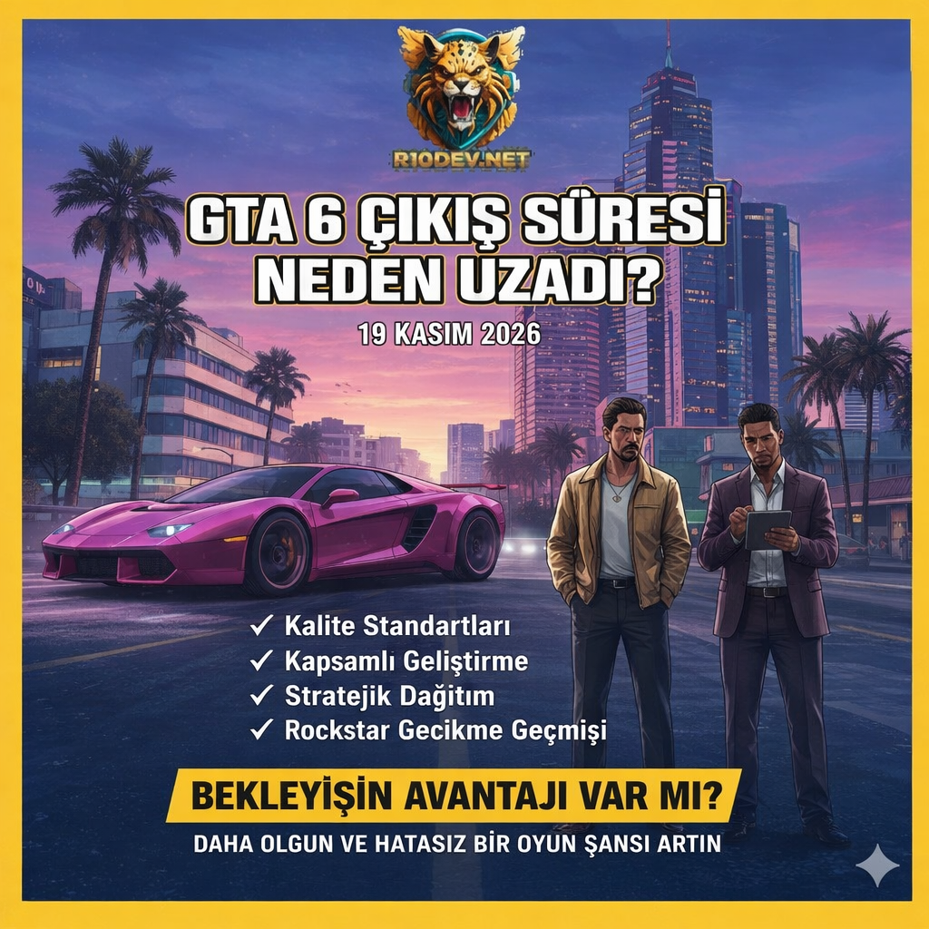 GTA 6 Çıkış Süresi Neden Uzadı? Rockstar’dan Gecikme Açıklaması